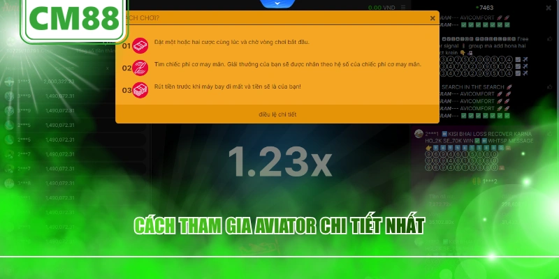 Cách tham gia Aviator chi tiết nhất