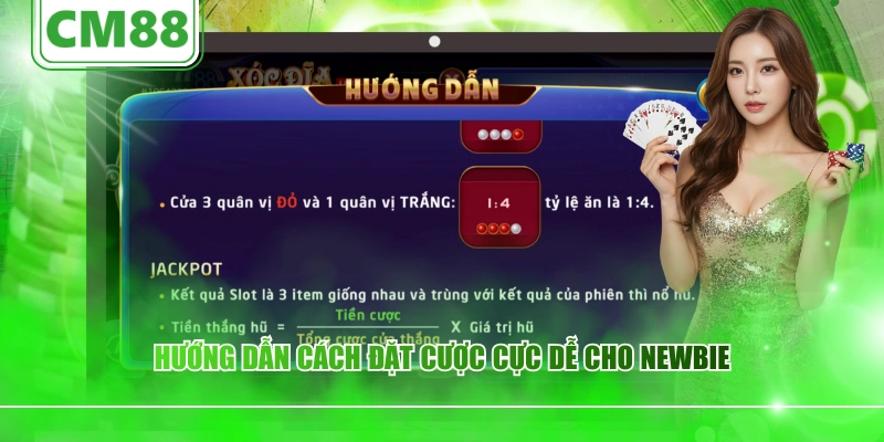 Hướng dẫn cách đặt cược cực dễ cho newbie